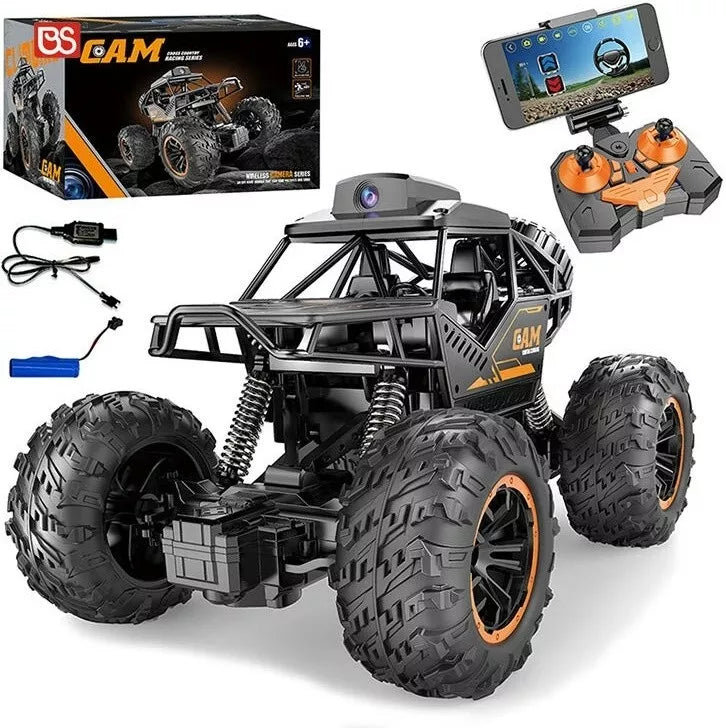 RC Monster Truck CAM WOLF mit 3 MP HD Kamera ferngesteuertes Offroad Auto Allrad